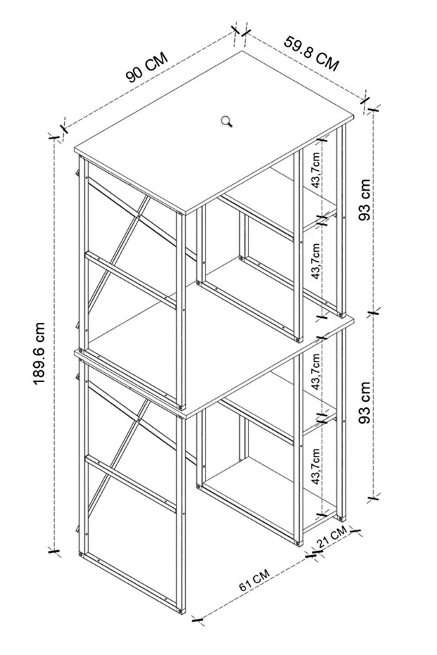 Çamaşır Makinesi Dolabı Kurutma Makinesi Dolabı Metal Banyo Dolabı Mısra Beyaz